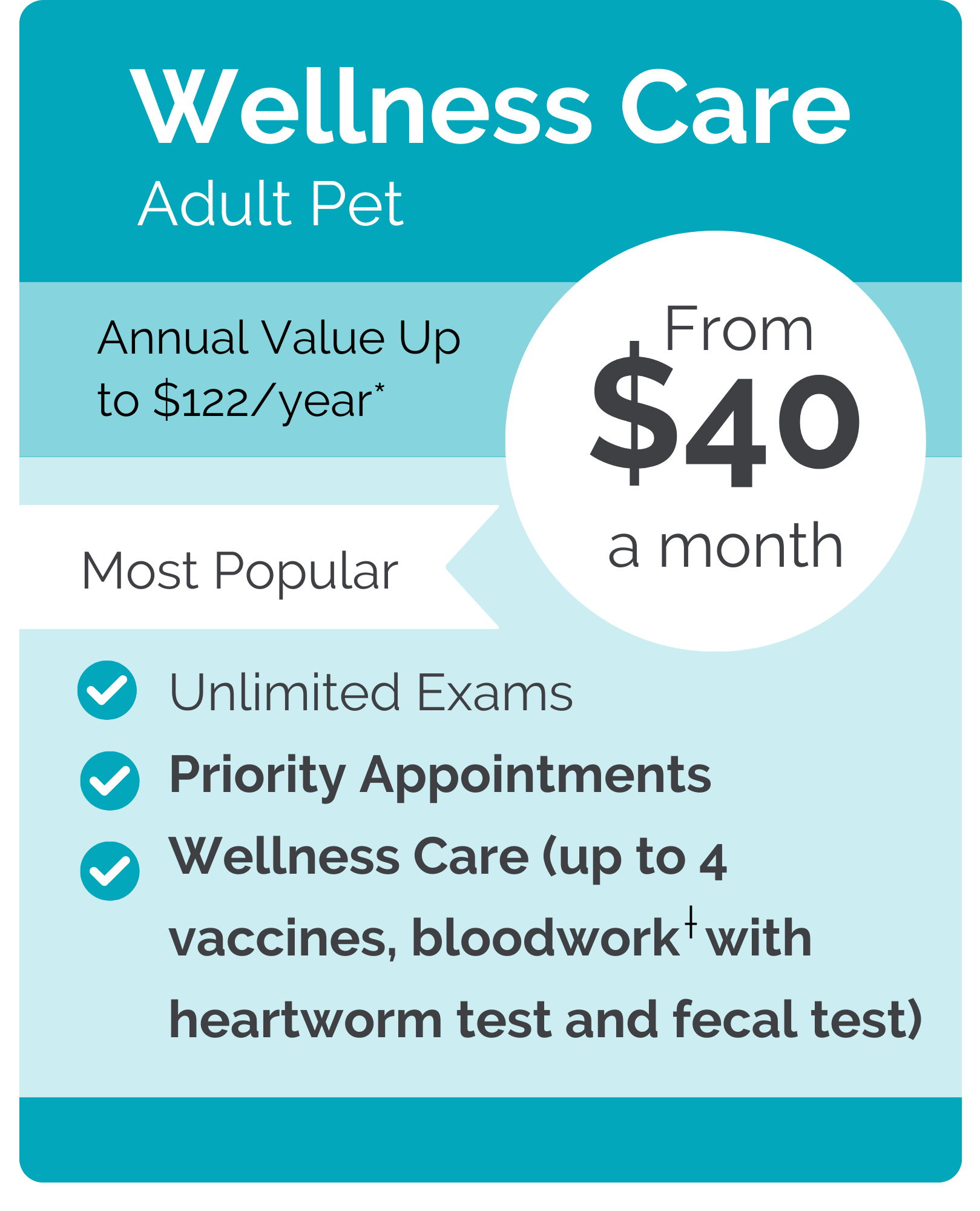 Paw Patch VIPet Plan_pricing_Wellness